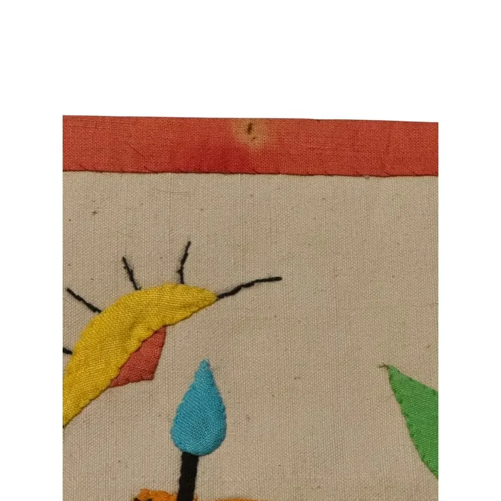 Vintage Egyptian Khayamiya Appliqué Textile Panels‎ Set of 5 Donkey Camel Villa
